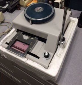 Embossing Machine used to make counterfeit credit cards *Photo courtesy of Glendora PD