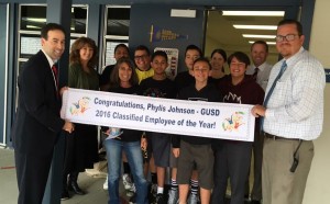 Phylis Johnson Classified Employee of the Year