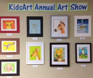 Sample work from some of the students at Glendora KidsArt