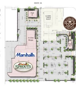 Plans for renovated shopping center on Grand and Route 66