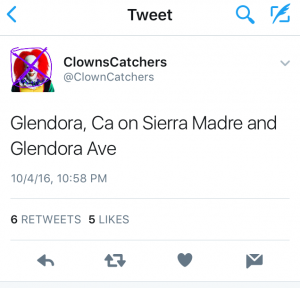 Glendora clown post