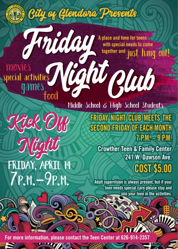 Friday Night Club Flyer