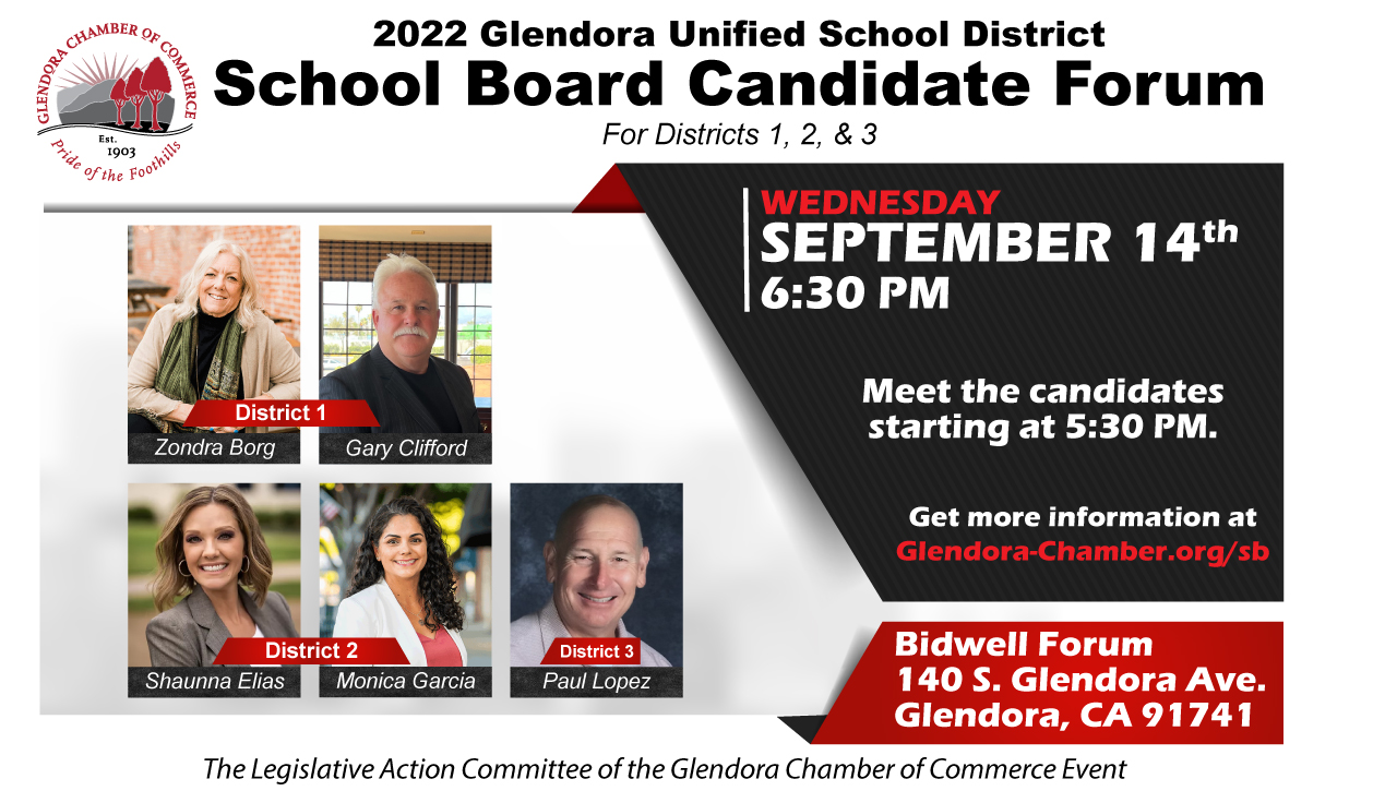 2022 Glendora Unified School District Candidate Forum Glendora City News
